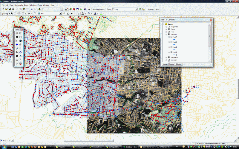 Project information supporting the examination of stormwater conditions.