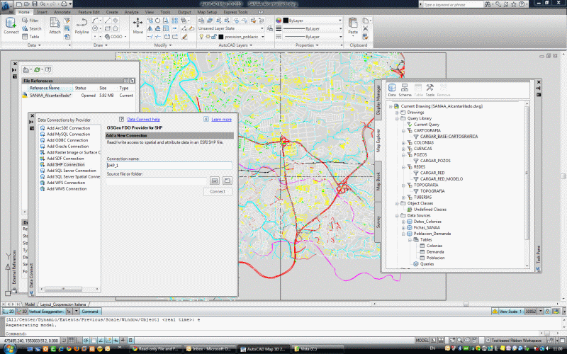Infrastructure information from the project archive.